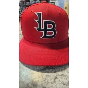 NWOT Era 59FIFTY Long Beach State Dirtbags Fitted Hat Red Mens Cap NCAA 6 3/4